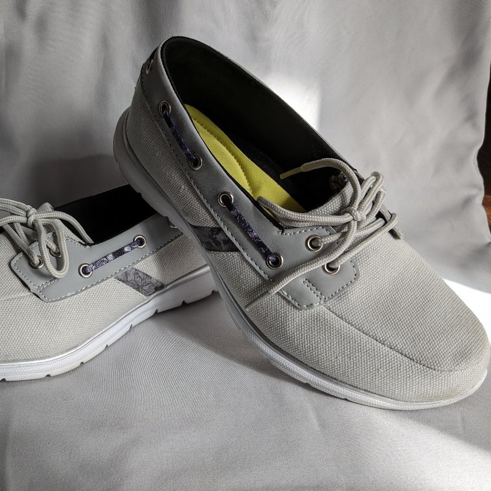Athletech Women's Causal Gray Boat Shoe Size 7